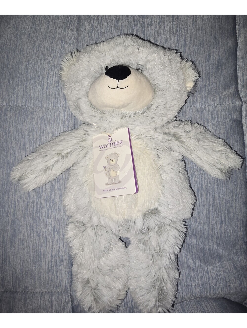 Warmies Marshmallow Bear Microwavable Lavender Scented Snuggable Plush Bear NEW!